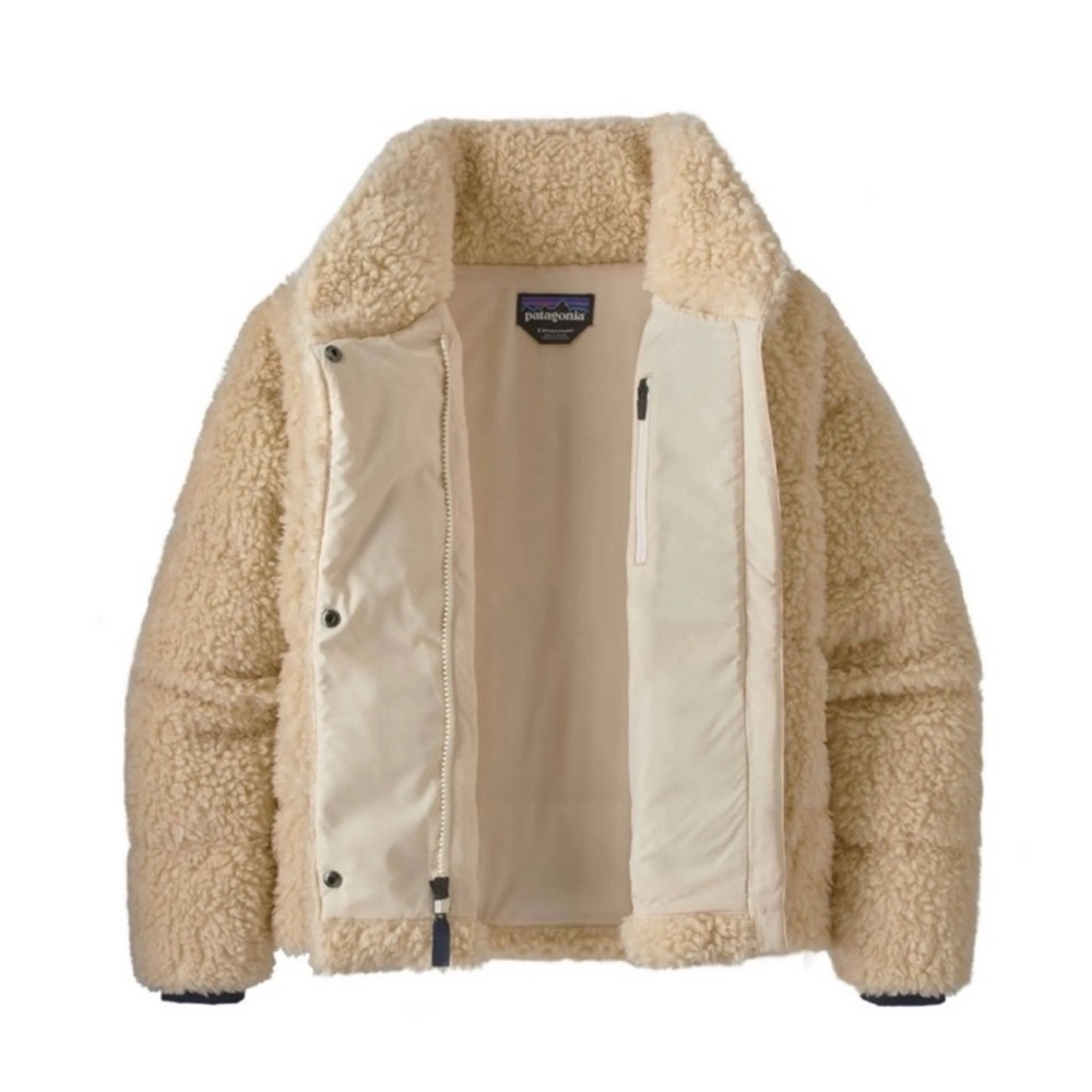 NWT! Patagonia Women’s Recycled High Pile Fleece Down Jacket, Med - Picture 3 of 10